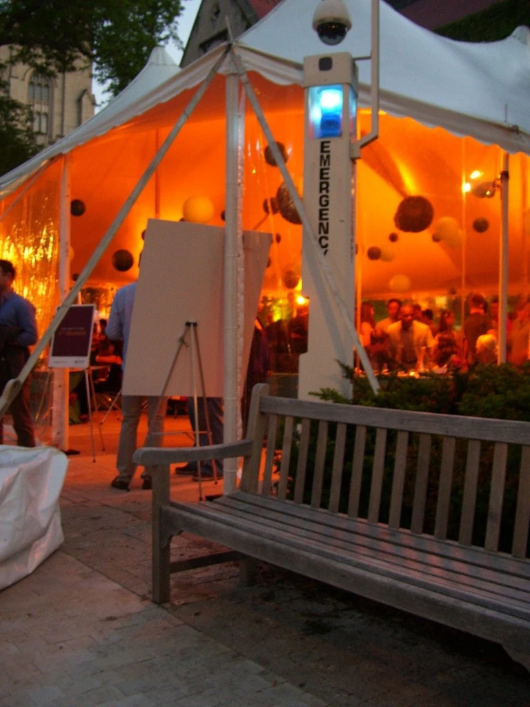 The view from outside the 2009 Reunion Party. June 6, 2014. 